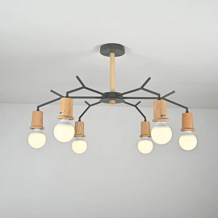 Люстра на штанге LES COLOR D80 Grey ImperiumLoft