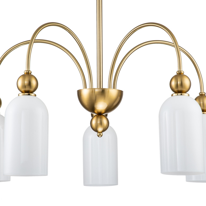 Потолочная люстра на штанге ODE ESCADA 686/5PL Copper