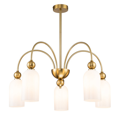 Потолочная люстра на штанге ODE ESCADA 686/5PL Copper