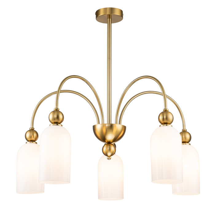 Потолочная люстра на штанге ODE ESCADA 686/5PL Copper