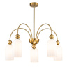 Потолочная люстра на штанге ODE ESCADA 686/5PL Copper