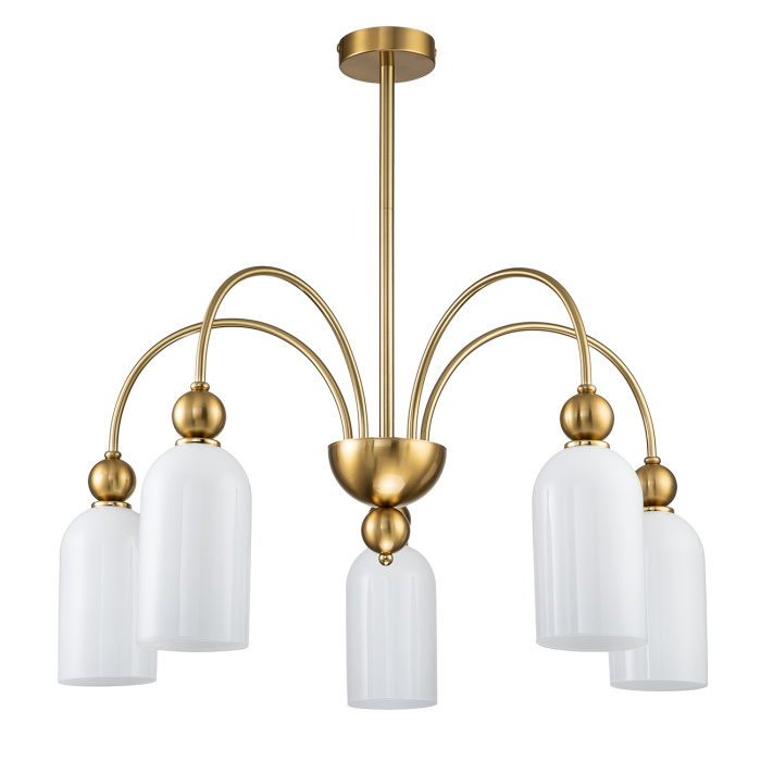 Потолочная люстра на штанге ODE ESCADA 686/5PL Copper