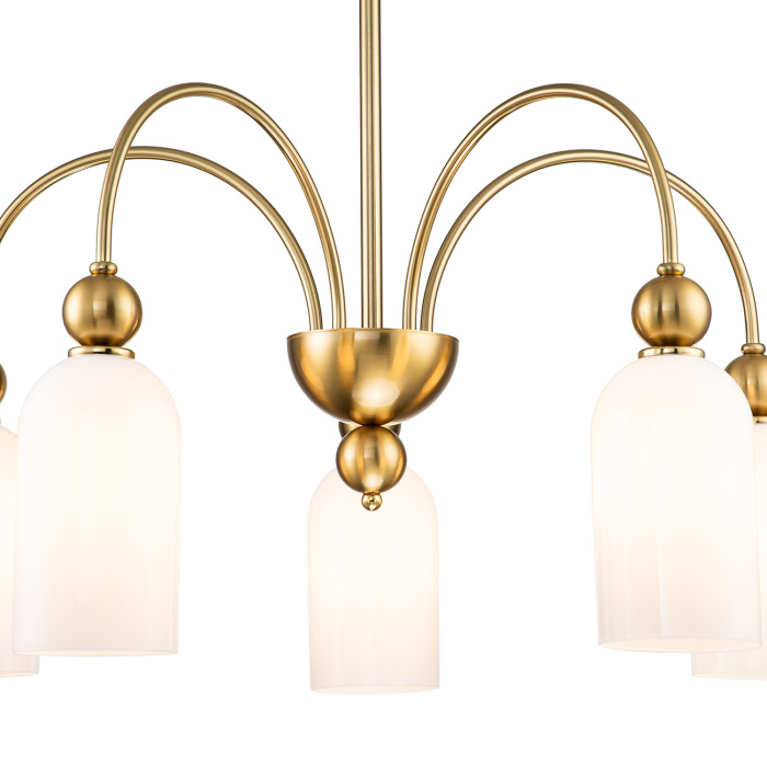 Потолочная люстра на штанге ODE ESCADA 686/5PL Copper