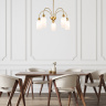 Потолочная люстра на штанге ODE ESCADA 686/5PL Copper