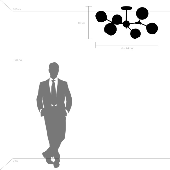 Люстра на штанге Beta Lightstar 785063