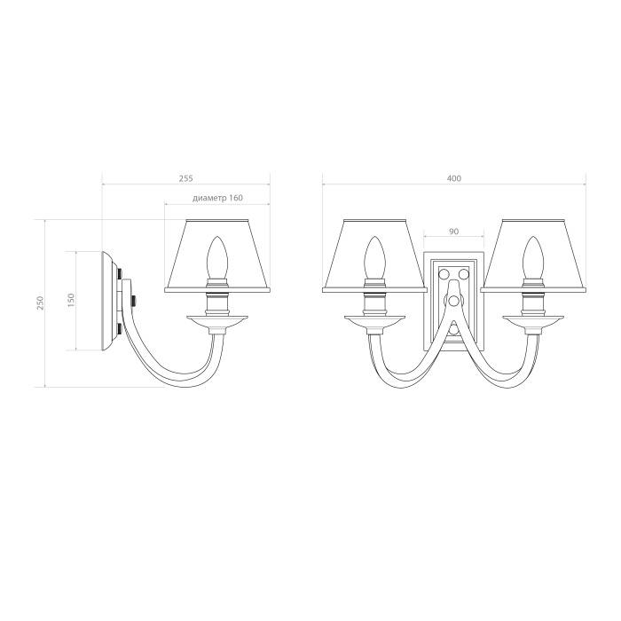 Бра Covali WL-31125