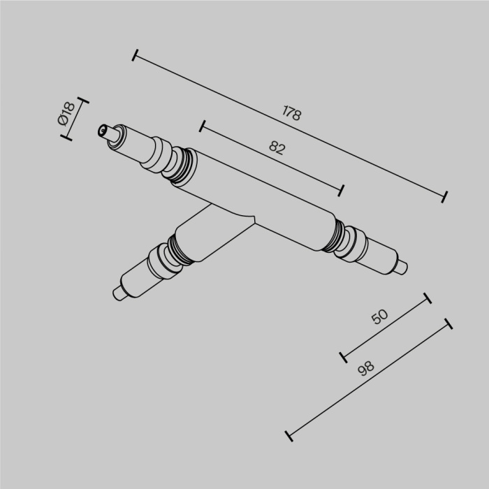 Фиксатор для накладного монтажа Maytoni CA007TC-B