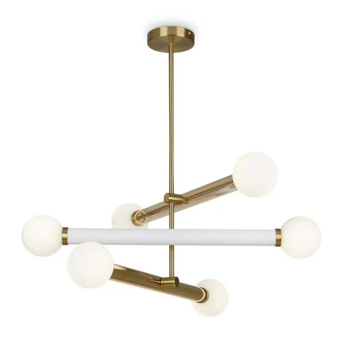 Люстра на штанге Freya Cross FR5381PL-06G