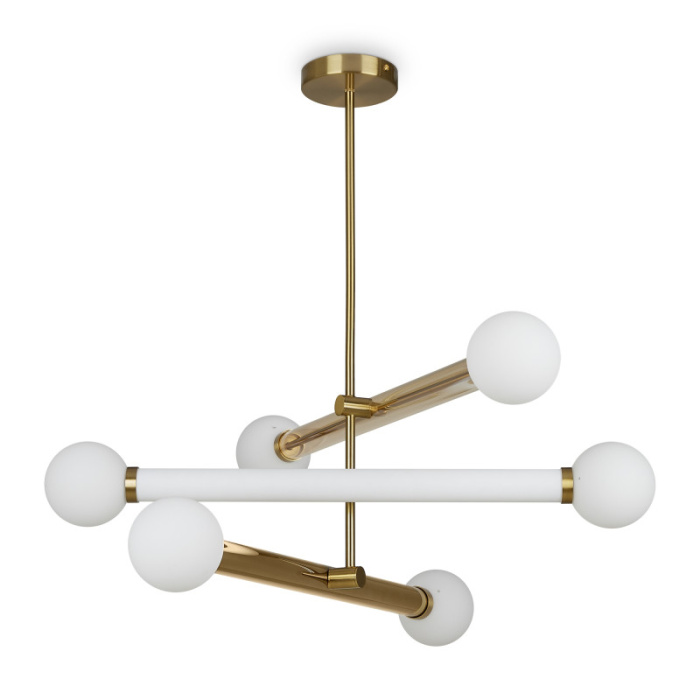 Люстра на штанге Freya Cross FR5381PL-06G