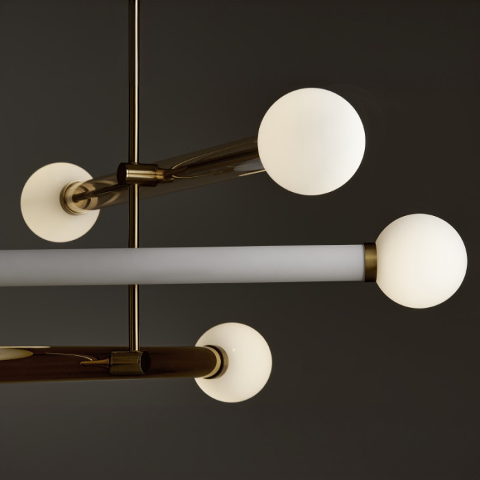 Люстра на штанге Freya Cross FR5381PL-06G