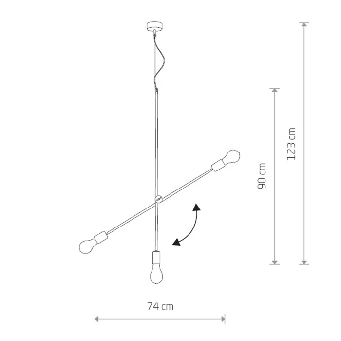 Подвесная люстра Nowodvorski Sticks 6268