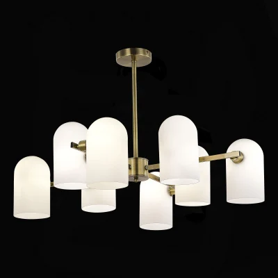 Светильник потолочный Бронза/Молочно-белый E14 8*40W SLE1047-302-08