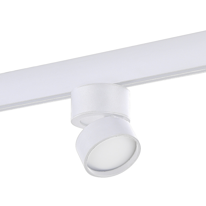 Магнитный трековый светильник Белый LED 1*9W 3000K 550Lm Ra>90 120° IP20 D85xH126 48V ST809.536.09