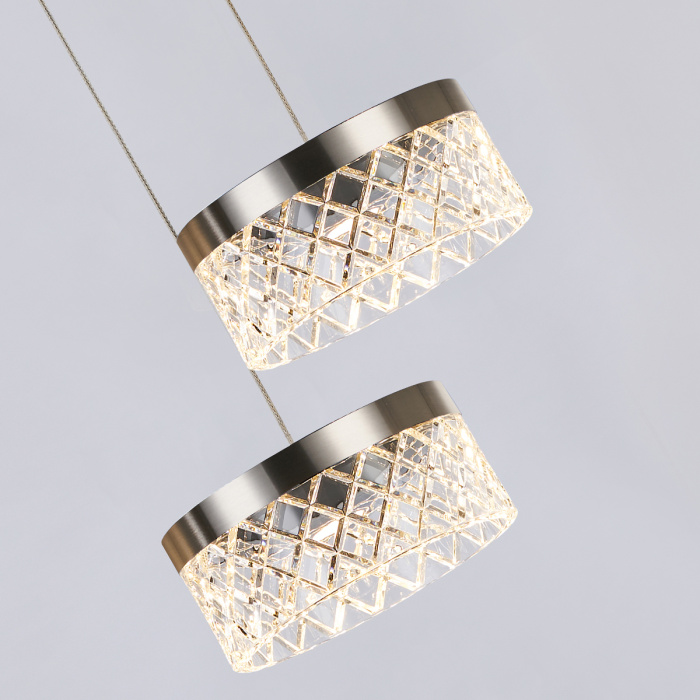 Подвесной светильник Delight Collection Diamond cut MD21020075-5A satin nickel