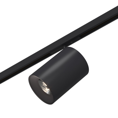 Магнитный трековый светильник Черный LED 1*5W 4000K 340Lm Ra>90 36° IP20 D35xH58 24V ST671.446.05