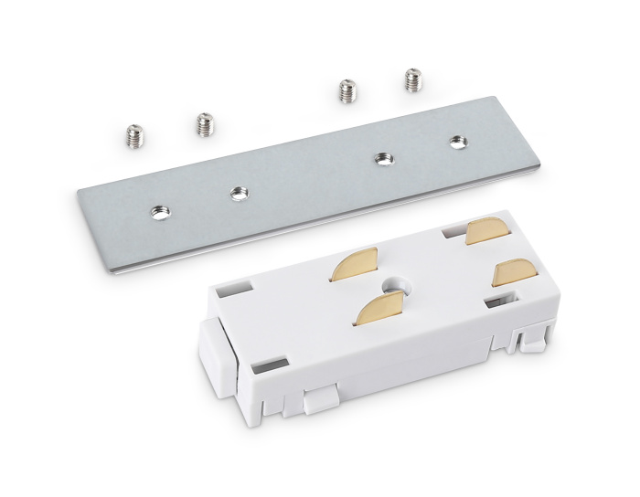 Коннектор питания прямой с соединителем для шинопровода Magnetic 220V Ambrella light GL1105