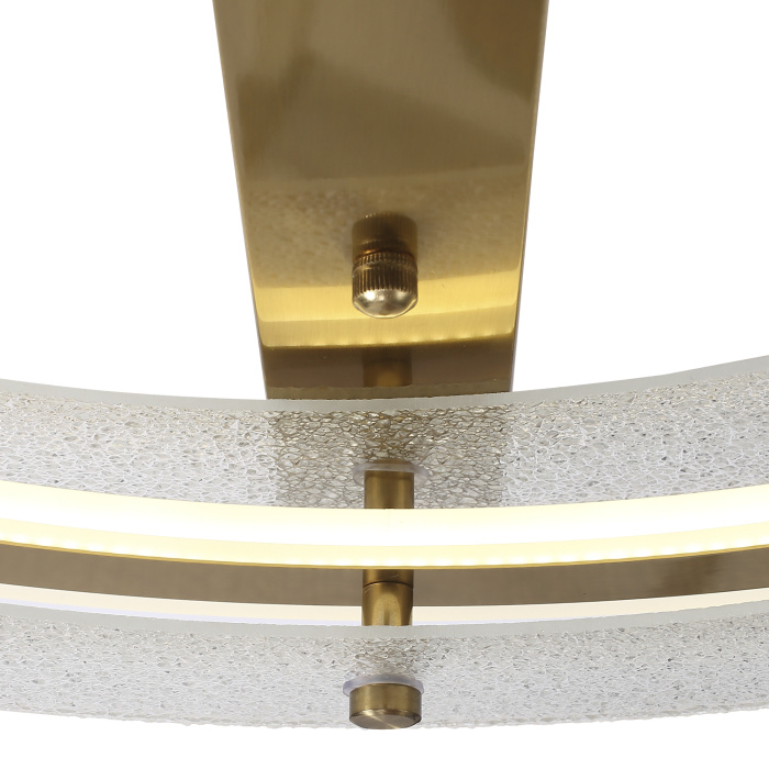 Светильник потолочный ST-Luce золотистый/Прозрачный LED 1*40W 4000K SL6245.212.01