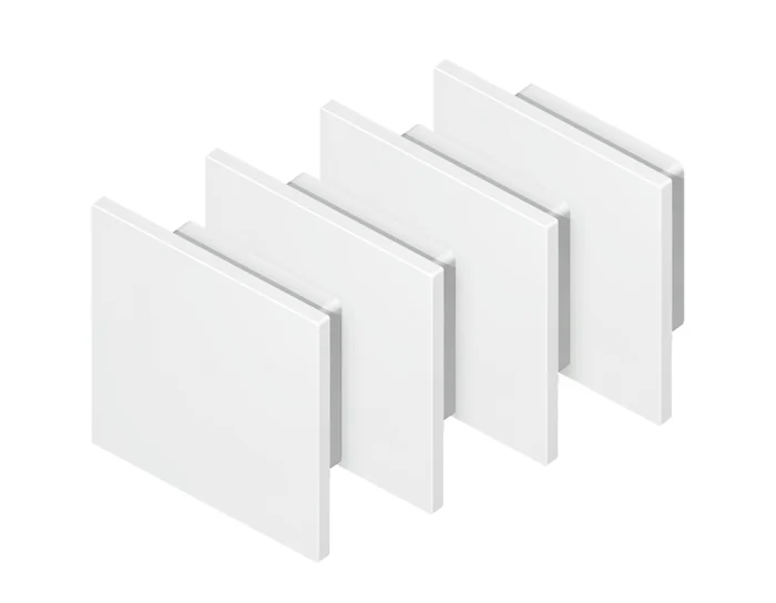 Заглушка для углового квадратного алюминиевого профиля GP2150 (комплект 4шт) Ambrella light GP8461