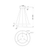 Подвесная люстра Maytoni Rim MOD058PL-L55W4K