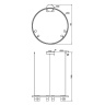 Подвесной светильник Maytoni Satellite MOD102PL-L42WK