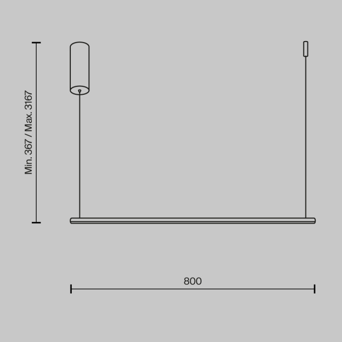 Подвесной светильник Maytoni Halo MOD246PL-L16BSK