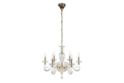 Подвесная люстра iLamp Modo P2328-6 Золотая