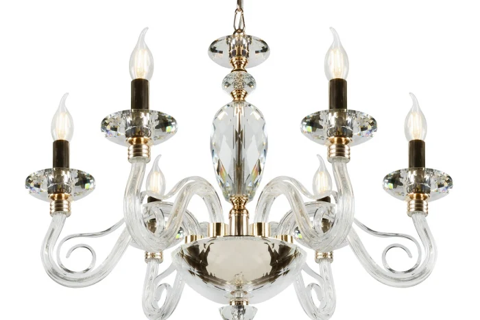 Подвесная люстра iLamp Modo P2328-6 Золотая