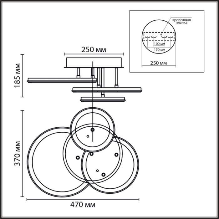 Люстра потолочная Lumion Alis smart 8380/60CL