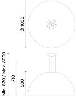 Подвесной светильник Leds C4 Umbrella
