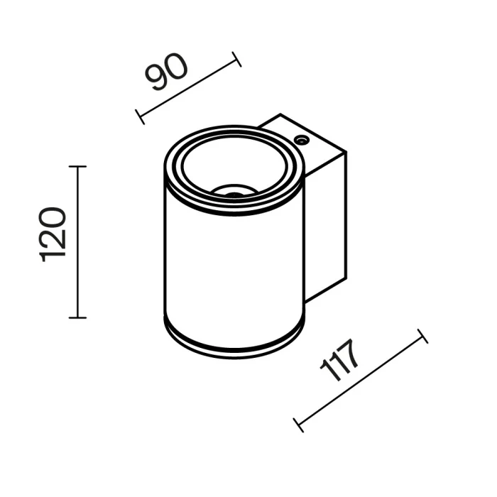 Светильник настенный Maytoni Shim O303WL-L5W3K