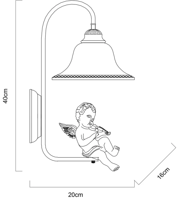 Бра Arte Lamp AMUR A4288AP-1WH