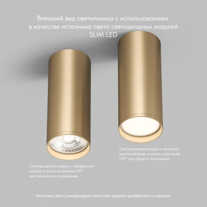 Накладной светильник Denkirs TUBE DK2051-SG