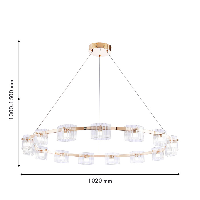 Подвесная люстра Favourite 4248-15P