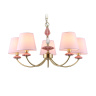 Подвесная люстра с абажуром и декором из керамики Ambrella light LH75024