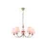 Подвесная люстра с абажуром и декором из керамики Ambrella light LH75024