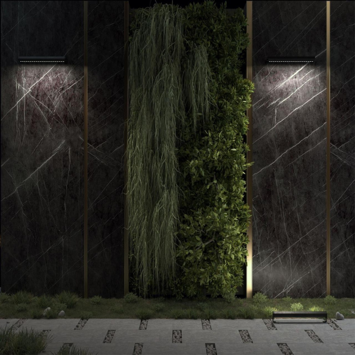 Уличный фасадный светильник ODEON LIGHT NATURE 7040/14WL