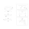 Потолочный светодиодный светильник Ambrella light FV5518
