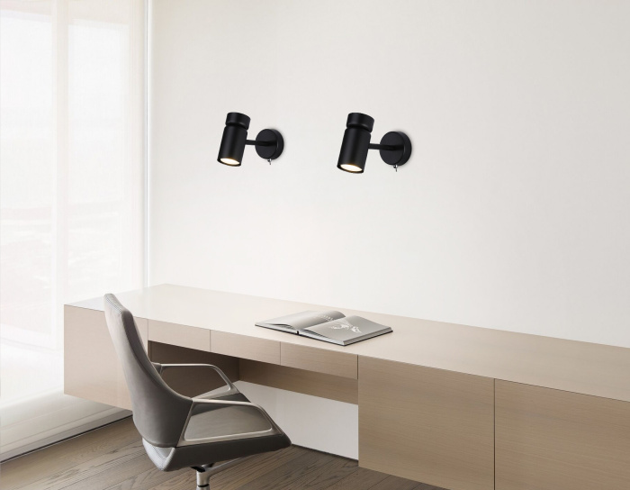 Настенный светильник с выключателем и сменной лампой GU10 Ambrella light TA13184