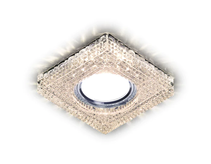 Встраиваемый точечный светильник MR16 со светодиодной подсветкой Ambrella light S272 CL/WW