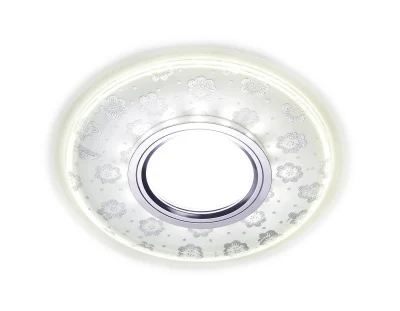 Встраиваемый точечный светильник MR16 со светодиодной подсветкой Ambrella light S170 CL/CH