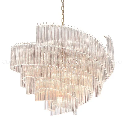 Люстра Cloyd EVOLUTE-A C18 / Ø80 см - золото (арт.10305)