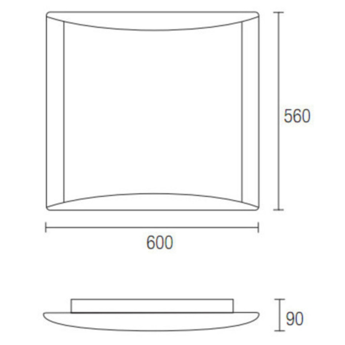 Потолочный светильник LEDS C4 330-GR