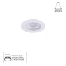 Точечный встраиваемый светильник ARTE LAMP TARF A2177PL-1WH