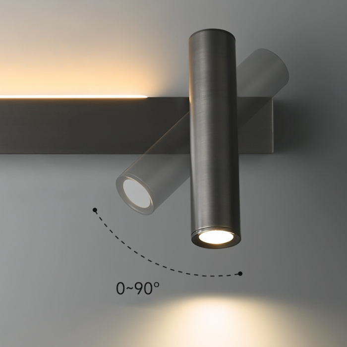 Настенный светильник JENIUS L25 Black Right ImperiumLoft