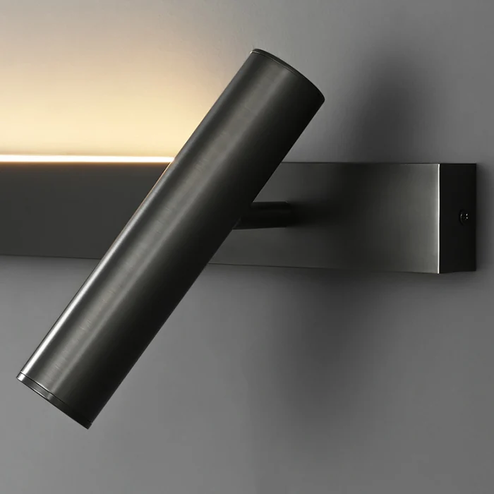 Настенный светильник JENIUS L25 Black Right ImperiumLoft