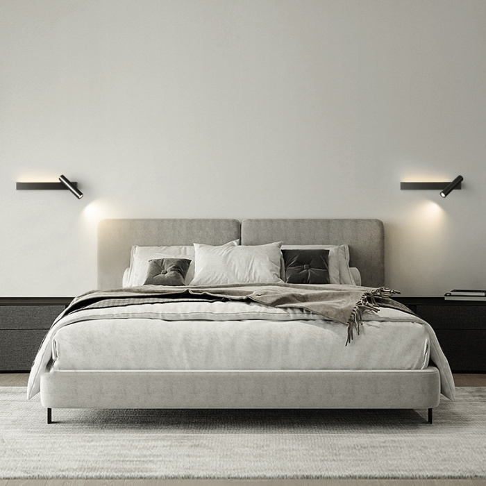 Настенный светильник JENIUS L25 Black Right ImperiumLoft