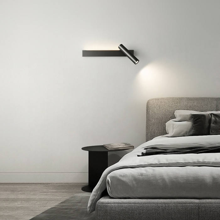 Настенный светильник JENIUS L25 Black Right ImperiumLoft