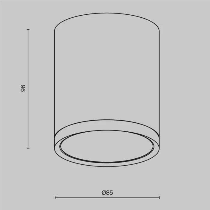 Потолочный светильник Maytoni Hoop C086CM-GX53-MRD-WB