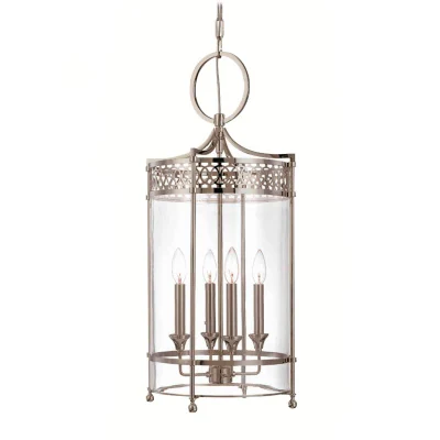 Подвесной светильник Cloyd FORTRESS P4 / Ø34 см - никель (арт.10191)