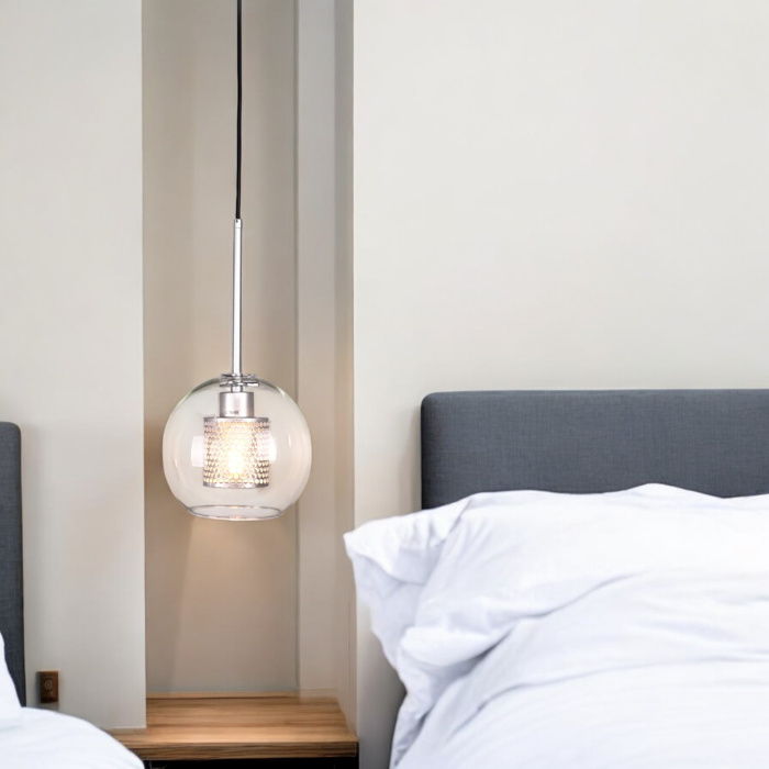 Подвесной светильник CATCH silver D24 ImperiumLoft